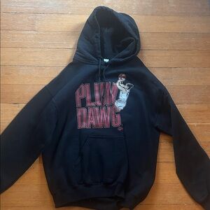 Plum Dawg Black Hoodie